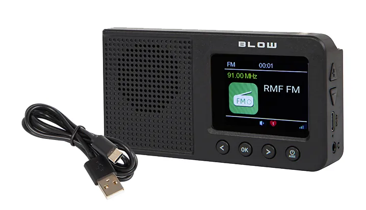 Bezprzewodowe radio kuchenne FM/DAB+ przenośne BLOW RK3 Bluetooth