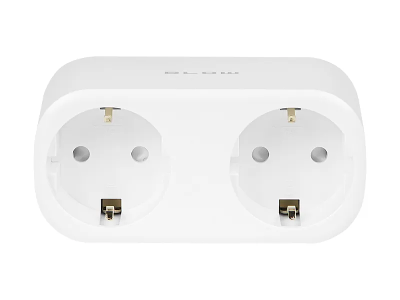 Inteligentne gniazdko podwójne sterowane WiFi programator czasowy
