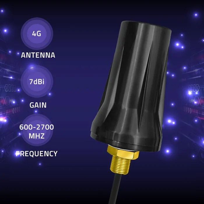 Antena zewnętrzna 4G LTE Qoltec dookólna DUAL 7dBi