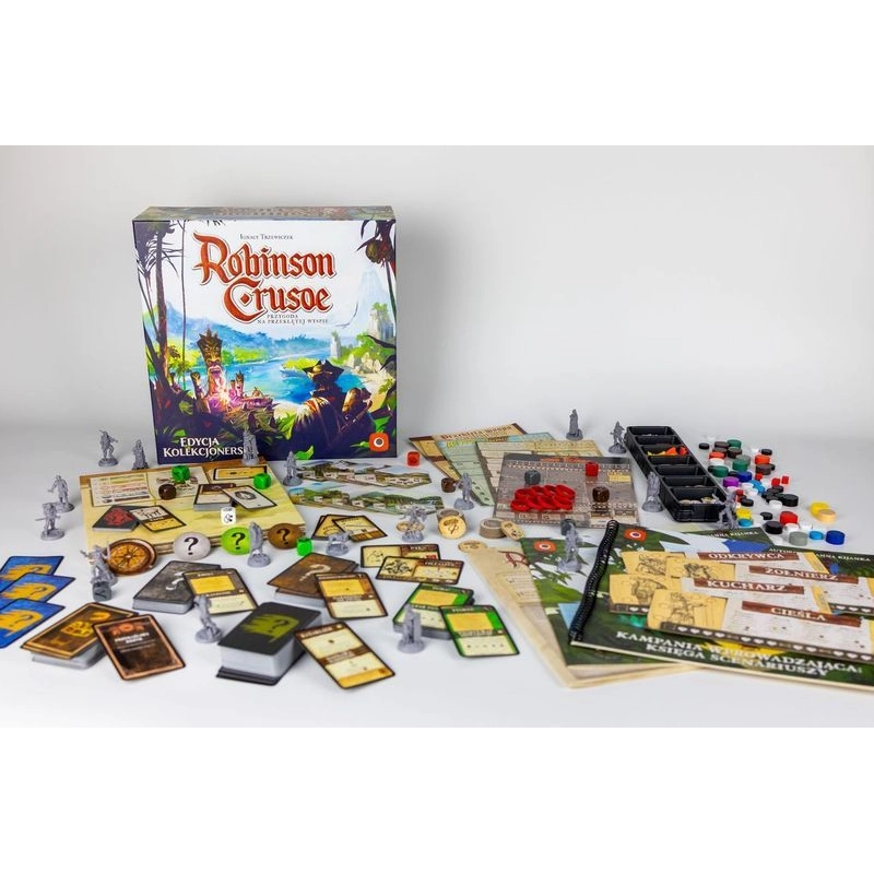 Gra Planszowa ROBINSON CRUSOE- Edycja Kolekcjonerska - podstawa Portal