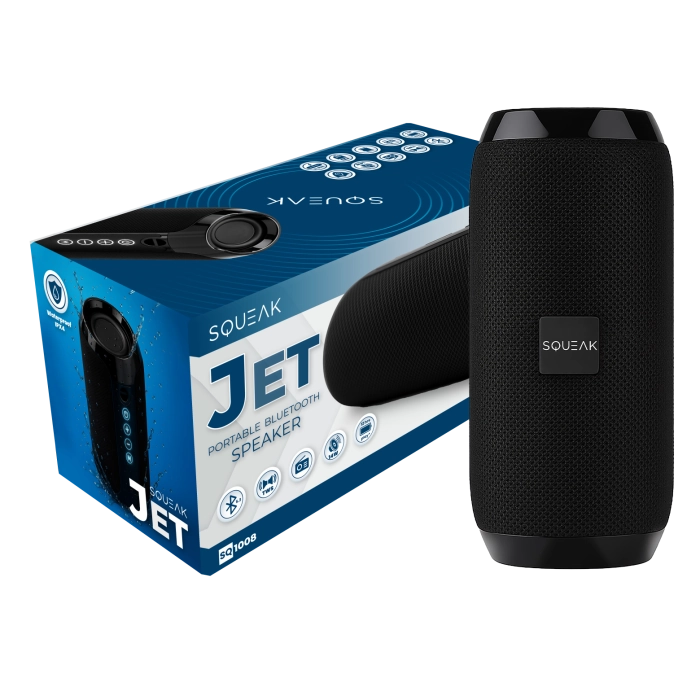 Głośnik bluetooth przenośny Squeak Jet TWS radio FM AUX USB IPX4 14W