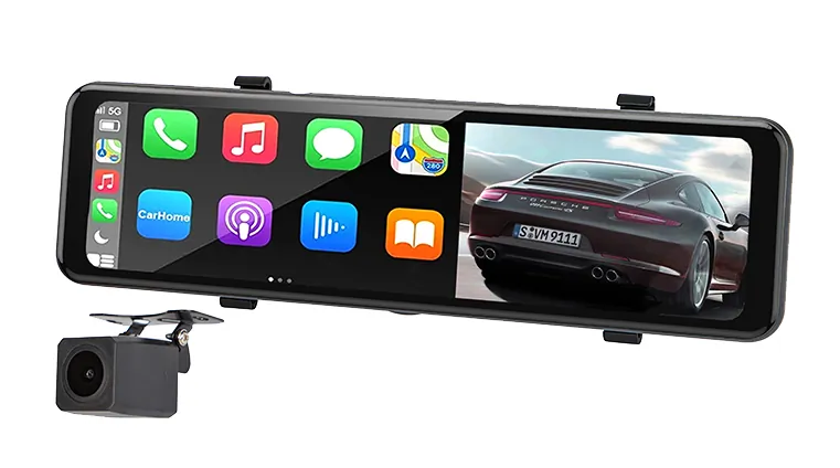 Rejestrator samochodowy wideorejestrator lusterko BLOW BLACKBOX DVR F620 Android Auto/CarPlay + kamera cofania