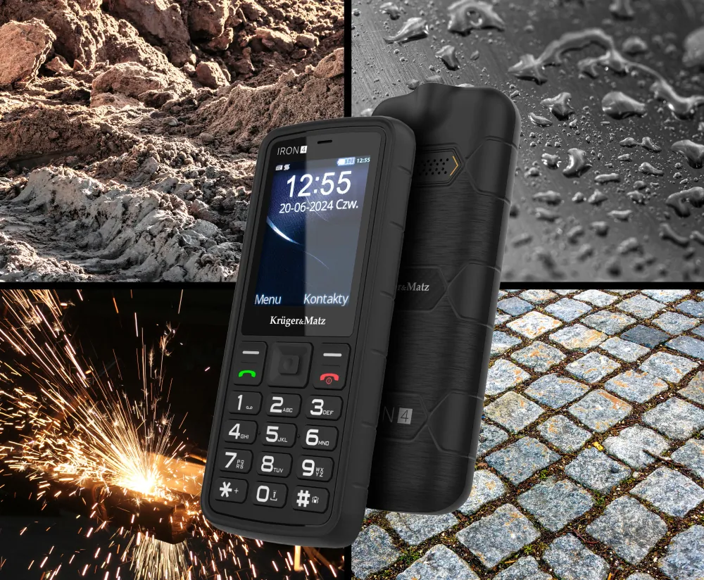 Telefon Kruger&Matz IRON 4 4G niezniszczalny IP68