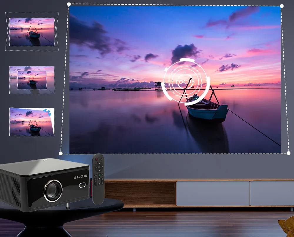 Projektor multimedialny FullHD AndroidTV BLOW MaxSHOW