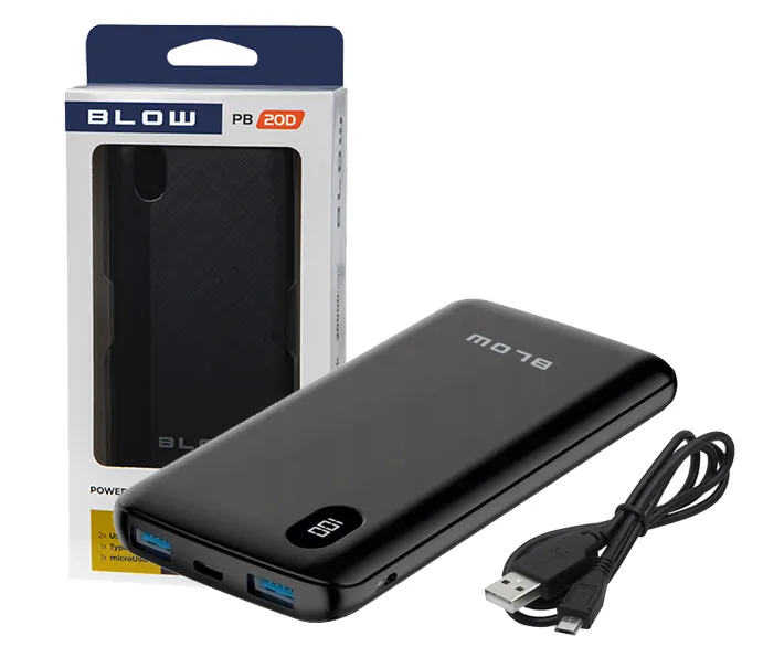Powerbank BLOW 20000mAh 2xUSB QC PB20D USB-C