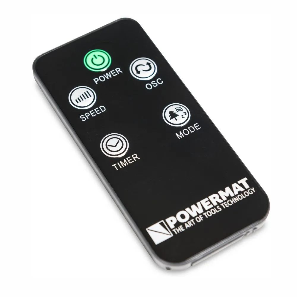 Wentylator kolumnowy 74 cm 70W Powermat Black Tower-75 + pilot