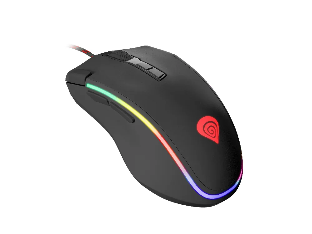 Mysz gamingowa podświetlana GENESIS KRYPTON 700 dla graczy 7200DPI + oprogramowanie