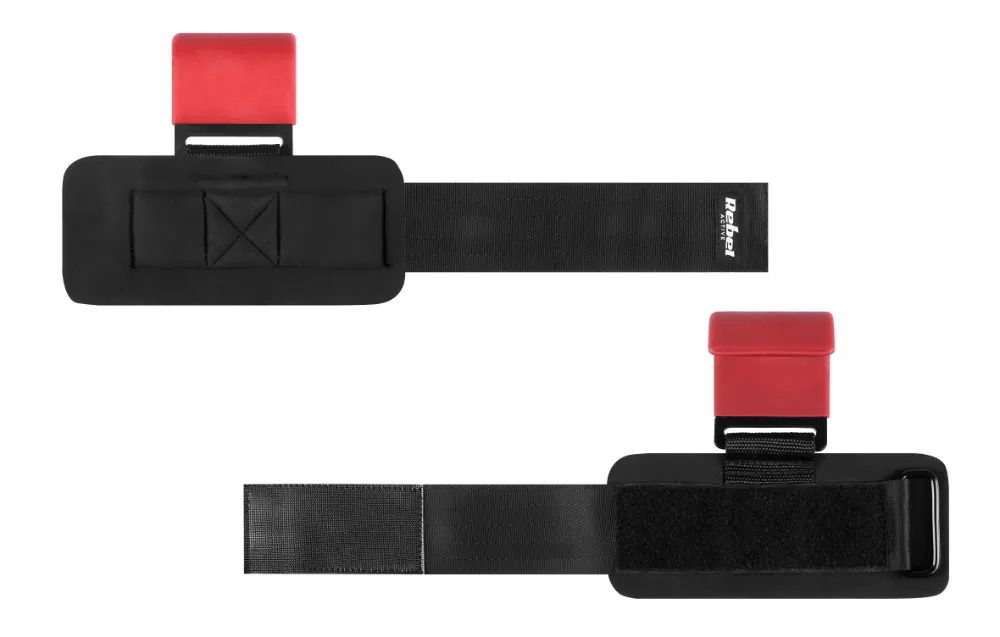 Haki treningowe uchwyty do sztangi do martwego ciągu REBEL ACTIVE 2 szt