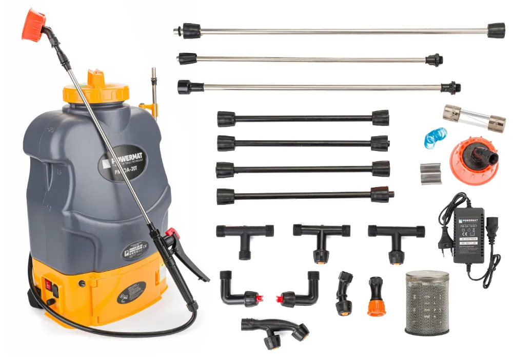 Opryskiwacz akumulatorowy 20L Powermat PM-OA-20T + zestaw dysz