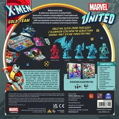 Gra planszowa MARVEL UNITED X-MEN: Gold Team dodatek - Portal Games