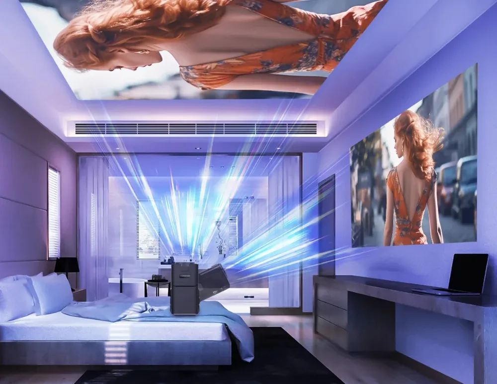 Projektor multimedialny LED rzutnik ART X2H WiFi Bluetooth Android 12 USB Full HD 150 cali + pilot
