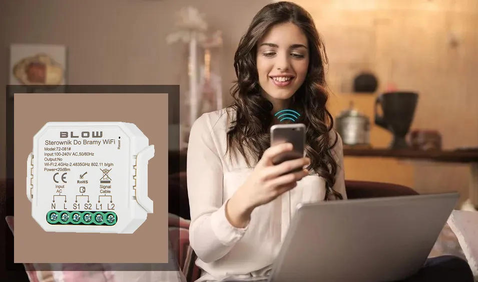 Inteligentny sterownik do bramy BLOW WiFi TUYA