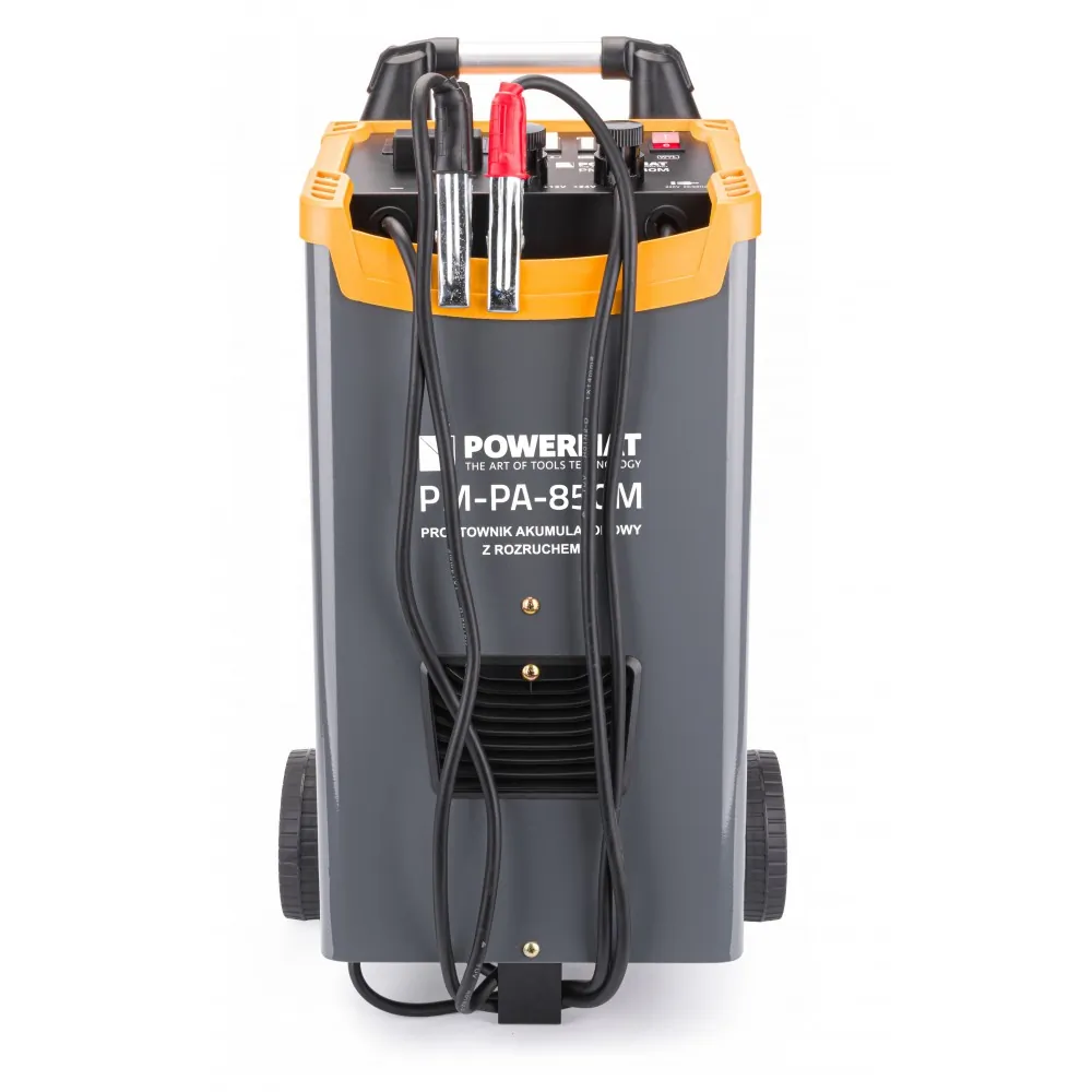Prostownik akumulatorowy z rozruchem 850A 12/24V Powermat PM-PA-850M
