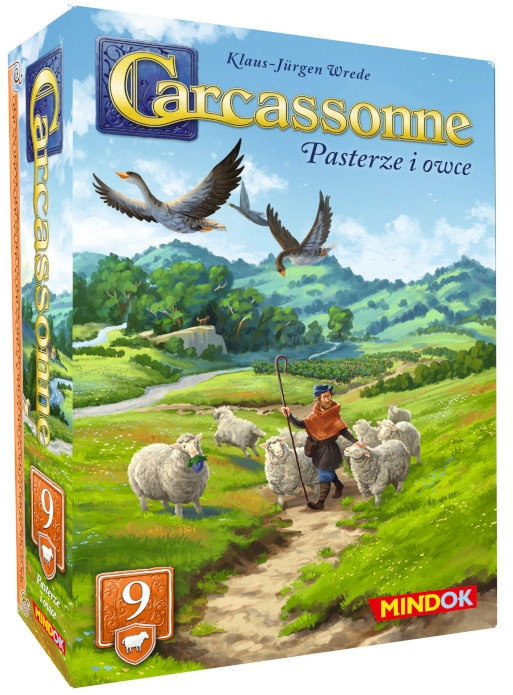 Gra planszowa CARCASSONNE Pasterze i owce - 9 (trzecia edycja) dodatek Bard