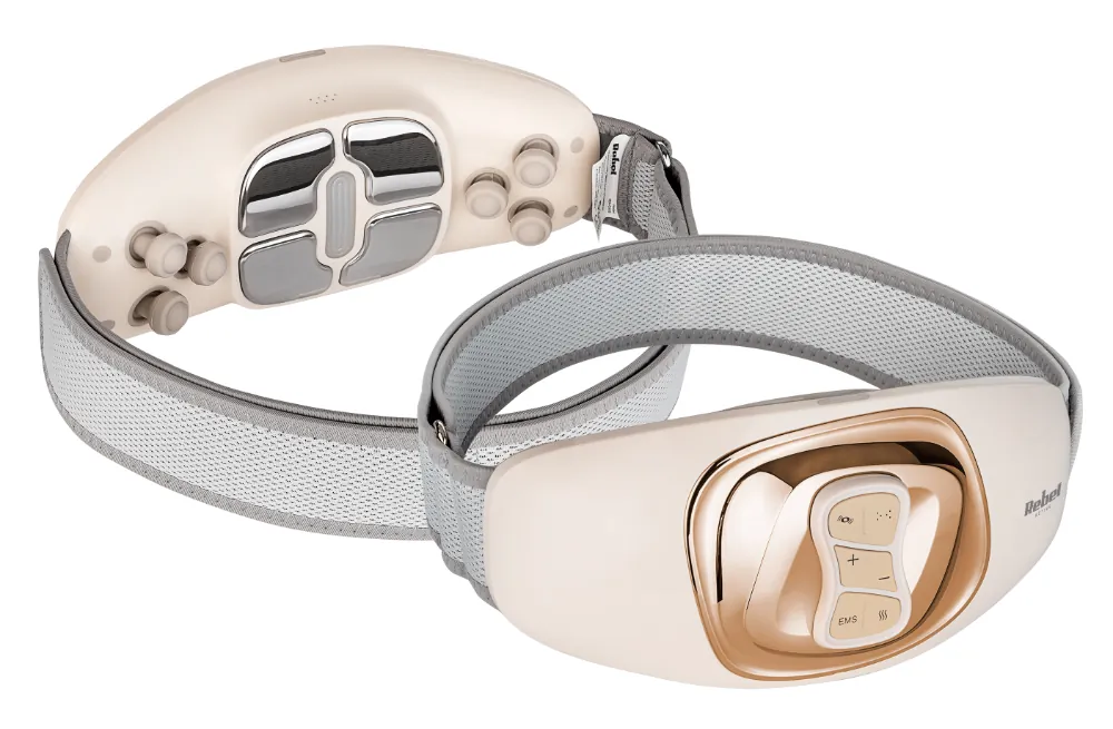 Bezprzewodowy pas do masażu stymulacji EMS mięśni brzucha REBEL ACTIVE z funkcją grzania