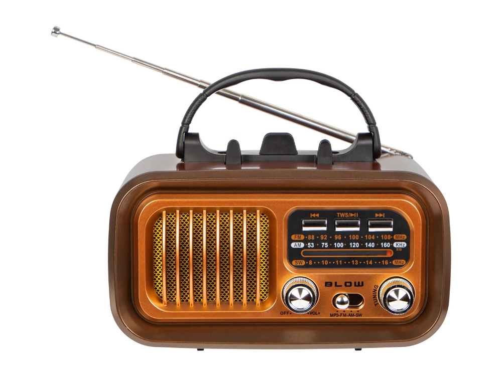 Radio przenośne analogowe AM/FM BT BLOW RA16 solarne
