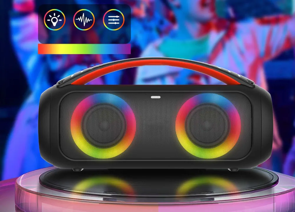 Głośnik przenośny Bluetooth Blow BOOMBOX + pilot + mikrofon