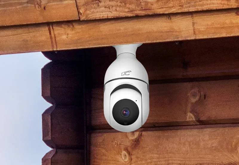 Wewnętrzna kamera obrotowa żarówka E27 Wi-Fi LTC VISION KAM34 3 Mpix