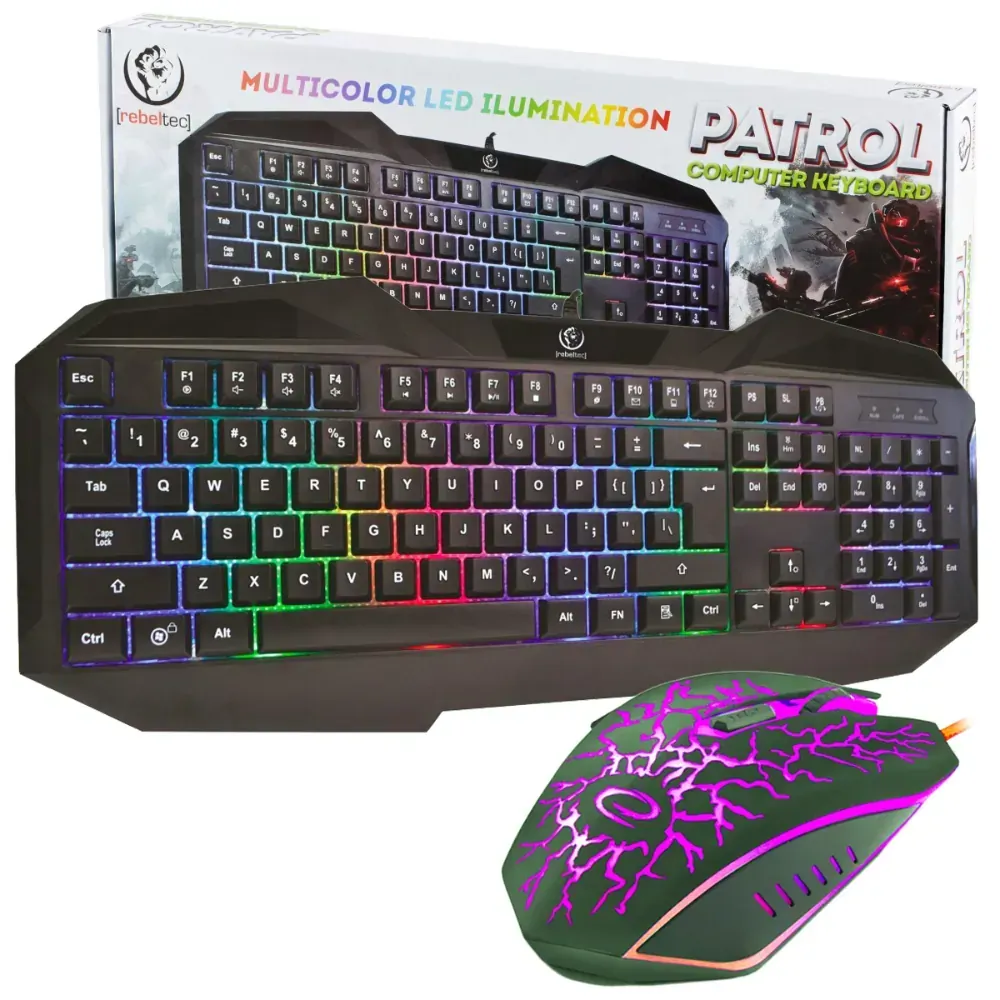 klawiatura rebeltec patrol zestaw