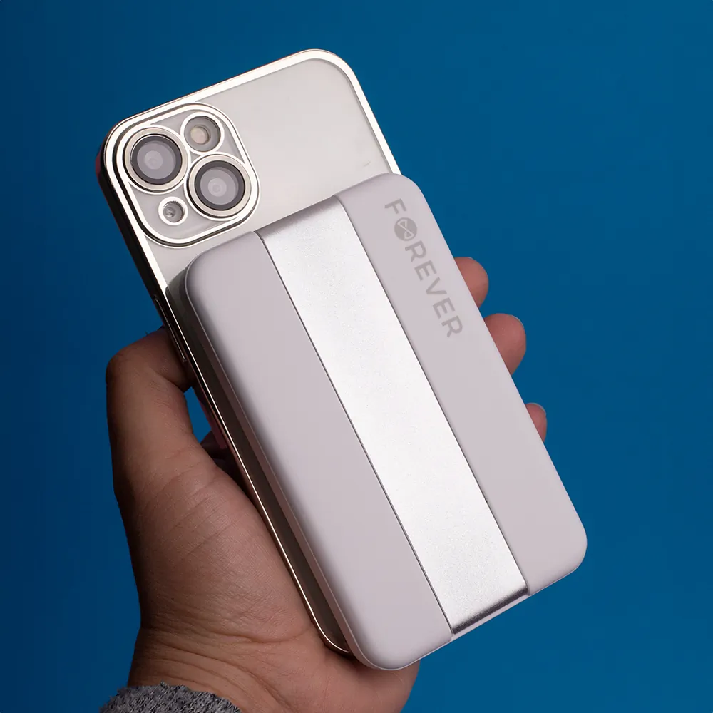 Bezprzewodowa magnetyczna stacja ładująca 5w1 ładowarka indukcyjna z power bank Forever MACS-100 5000mAh USB-C Apple Airpods