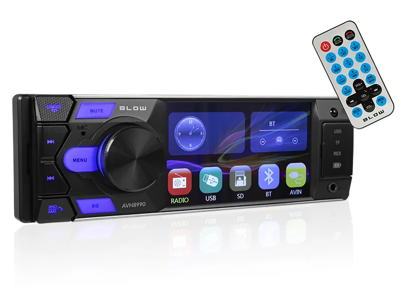 Radio samochodowe BLOW AVH-8990 4" RDS RGB MP5 USB AUX SD