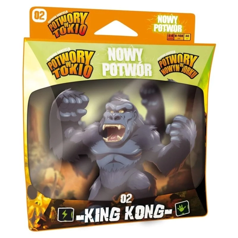 Gra planszowa Potwory w Tokyo: King Kong - dodatek - Egmont