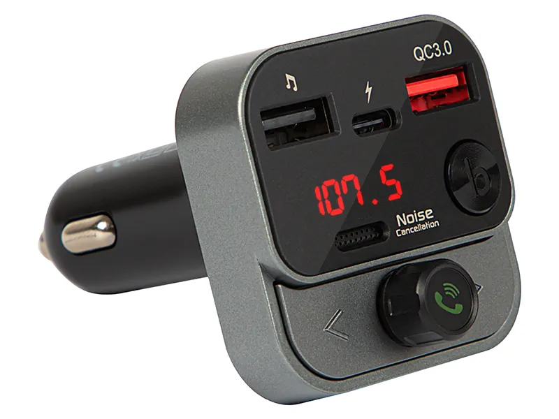 Transmiter FM z zestawem głośnomówiącym BLOW Bluetooth 5.1 + QC3.0 + PD 30W