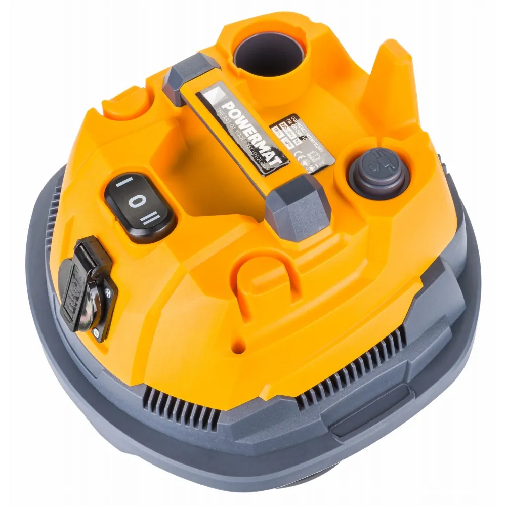 Odkurzacz przemysłowy Powermat PM-OD-30M FC 1600W sucho/mokro + OTRZĄSACZ filtra