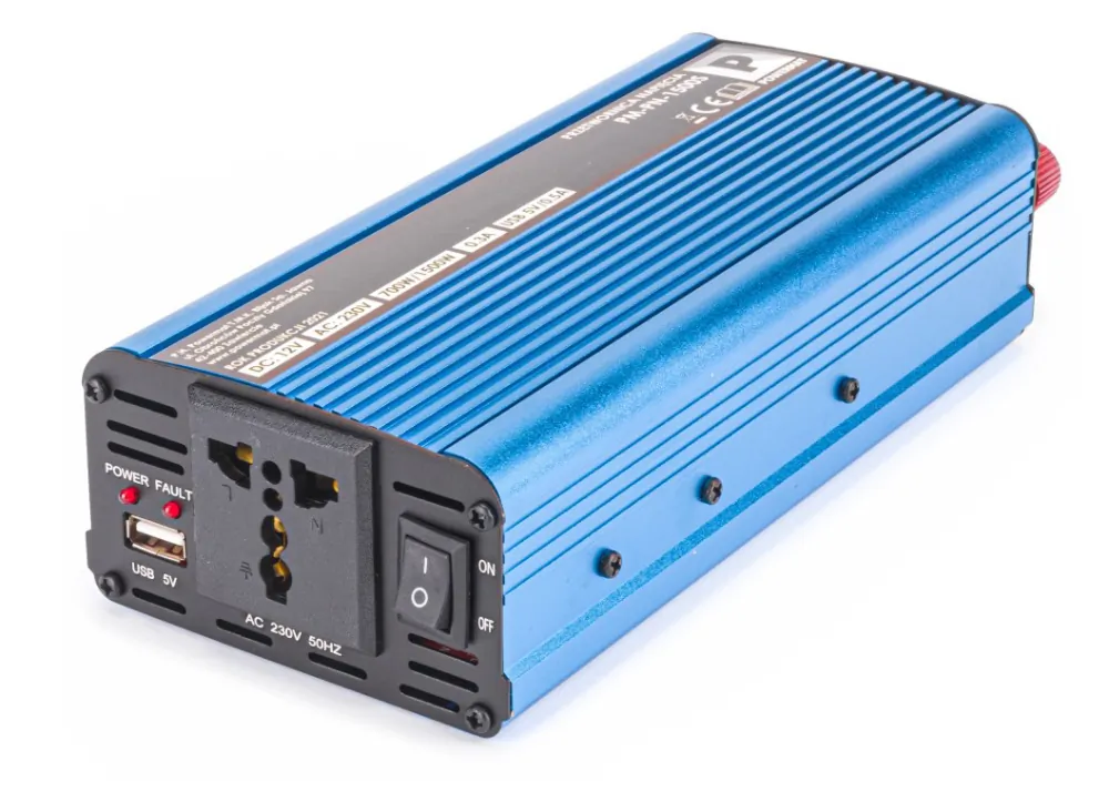 Przetwornica napięcia 12V 1500W Powermat PM-PN-1500S