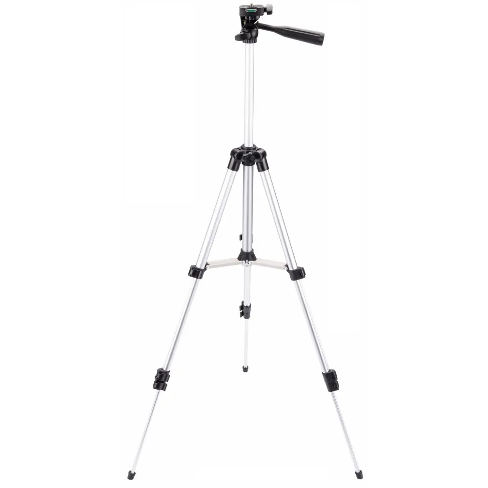 Poziomica laserowa laser krzyżowy 360° 2 linie Powermat PM-PLK-360T + statyw i futerał