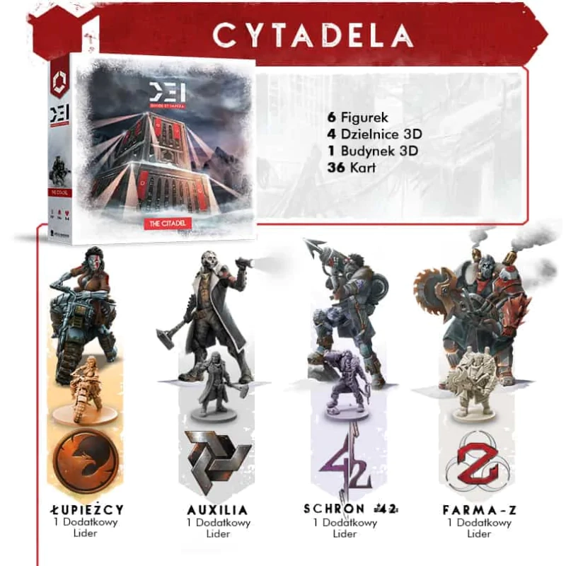 Gra Divide et Impera: CYTADELA dodatek - Czacha Games