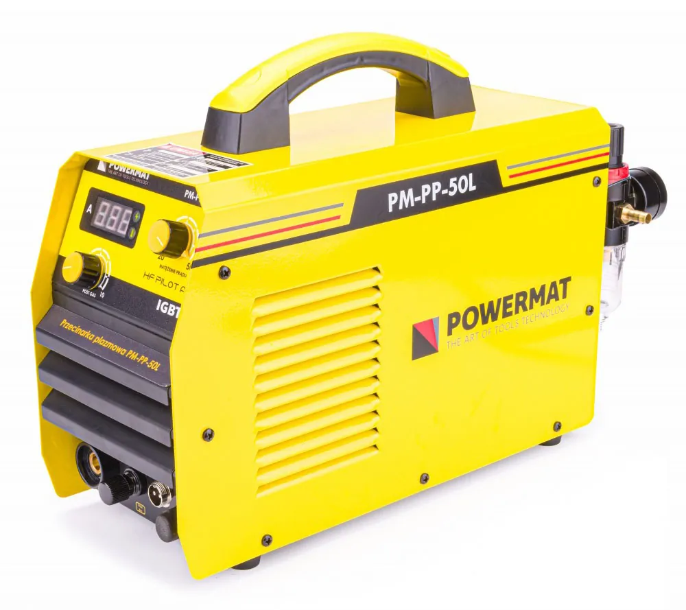 Przecinarka plazmowa 50A IGBT Powermat PPM-PP-50L zestaw