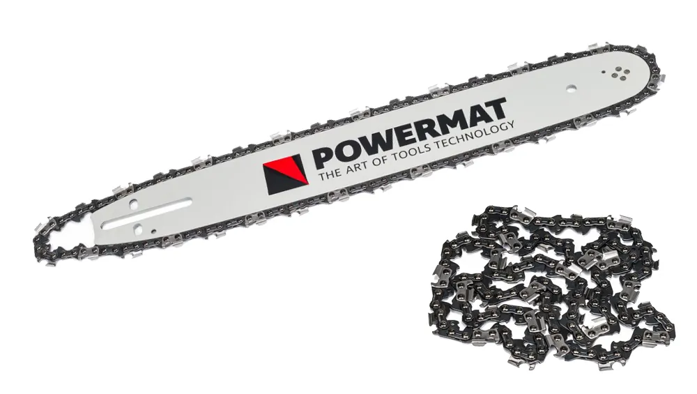 Prowadnica 16'' 0,325'' 66 ogniwa do piły spalinowej Powermat PM-PR-16C2 + 2 łańcuchy