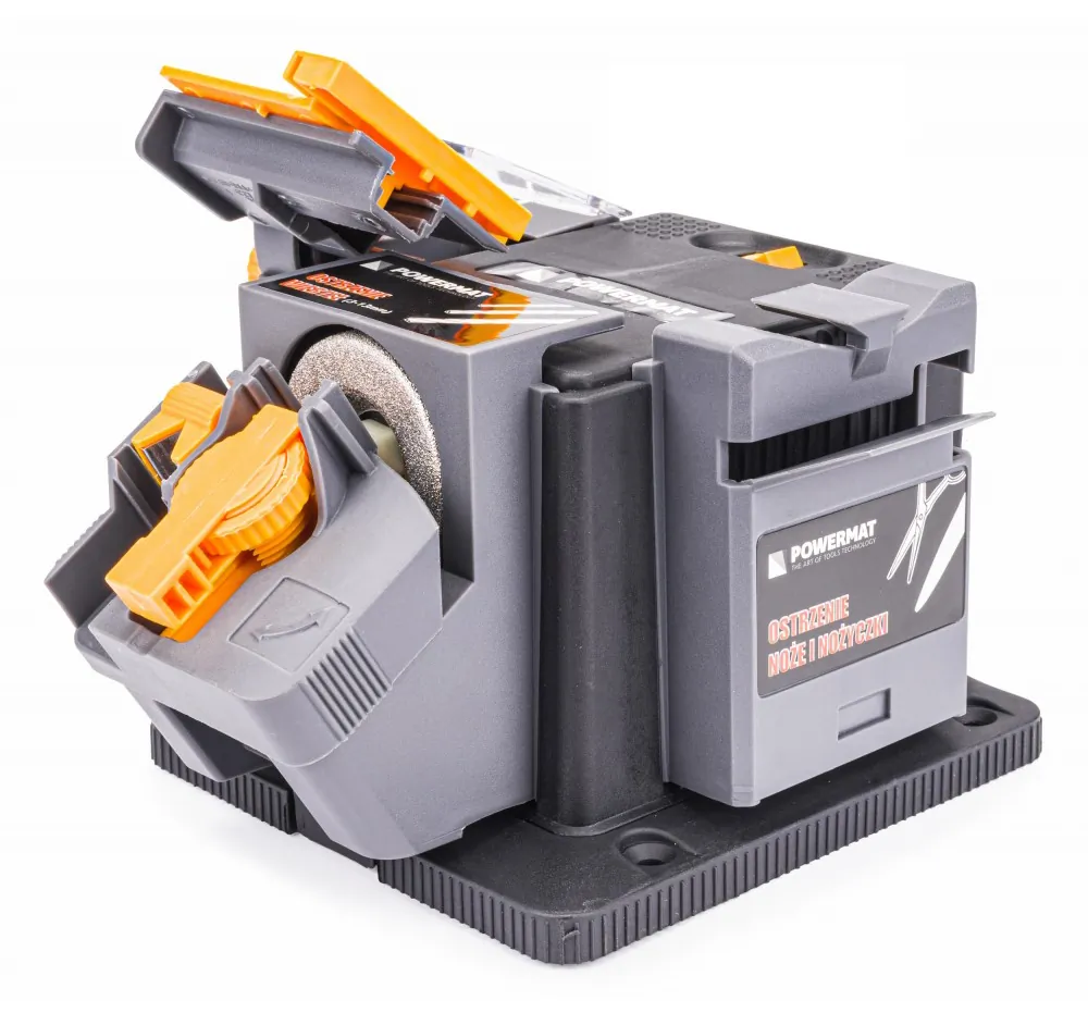 Ostrzałka wielofunkcyjna 3w1 do wierteł noży dłut 170W Powermat PM-OWF-170M