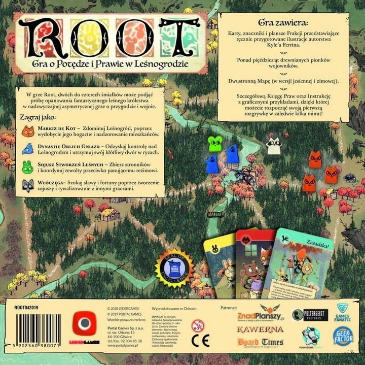 Gra planszowa ROOT - podstawa Portal