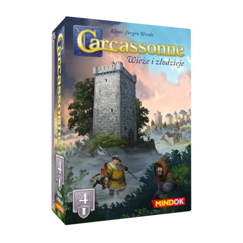 Gra planszowa CARCASSONNE Wieże i złodzieje - 4 (trzecia edycja) dodatek pl Bard