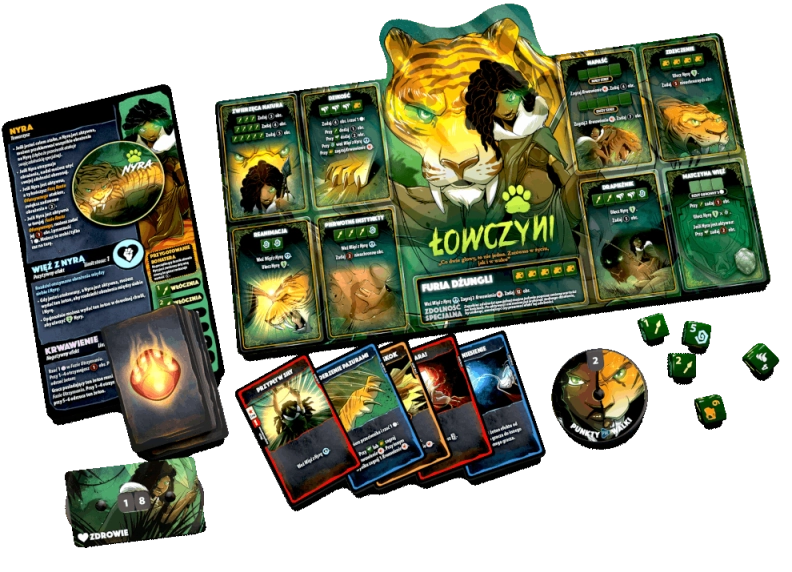 Gra karciana DICE THRONE SEZON2: Starcie 2 - Taktyk vs Łowczyni - Lucky Duck Games