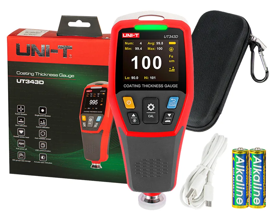 Miernik grubości lakieru Uni-T UT343D