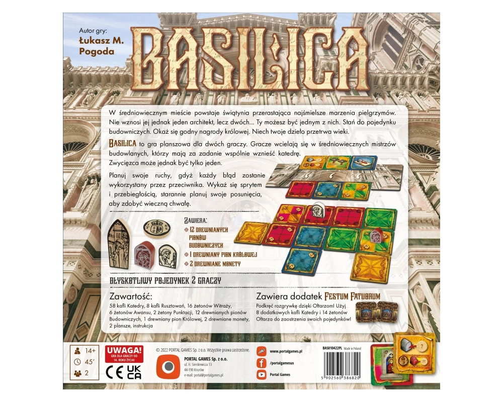 Gra planszowa BASILICA 2.0 - Portal Games