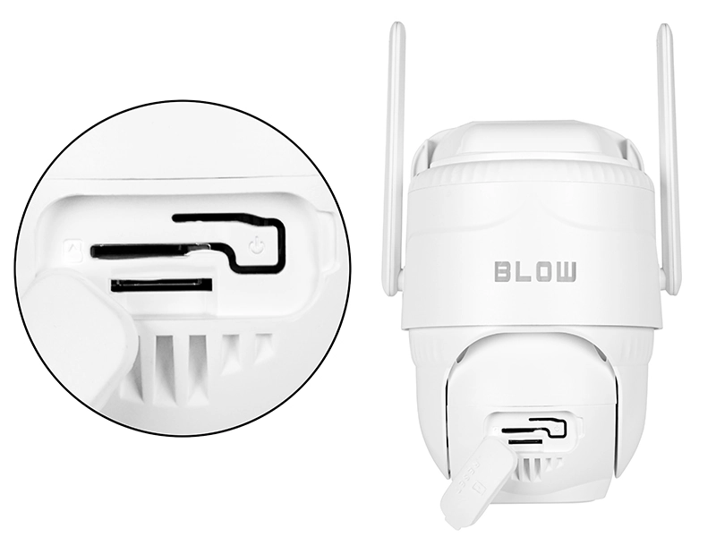 Zewnętrzna kamera BLOW 4G PTZ 3MP H-393 V2 + panel solarny