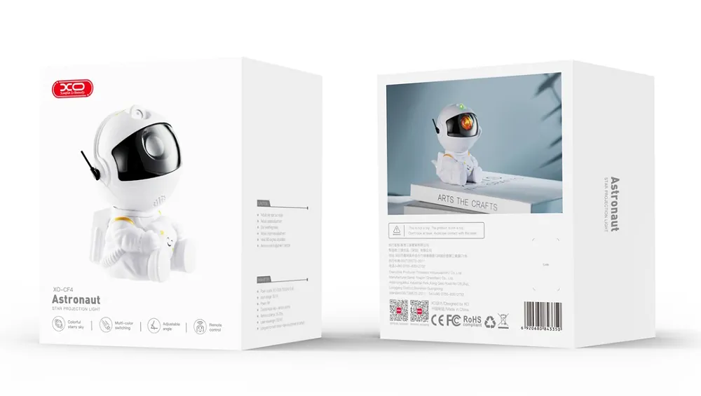 Projektor LED gwiazd-galaktyk astronauta XO CF4