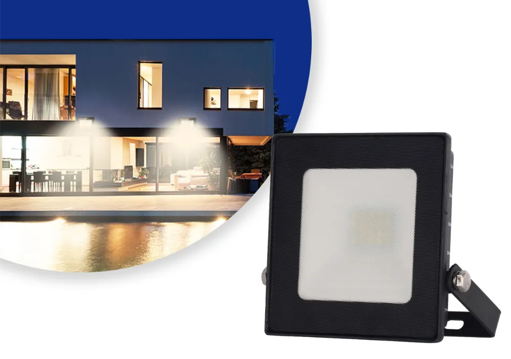 Halogen lampa LED zewnętrzna Loyal Lighting 1400lm LUMILEDS IP65 10W 4000K