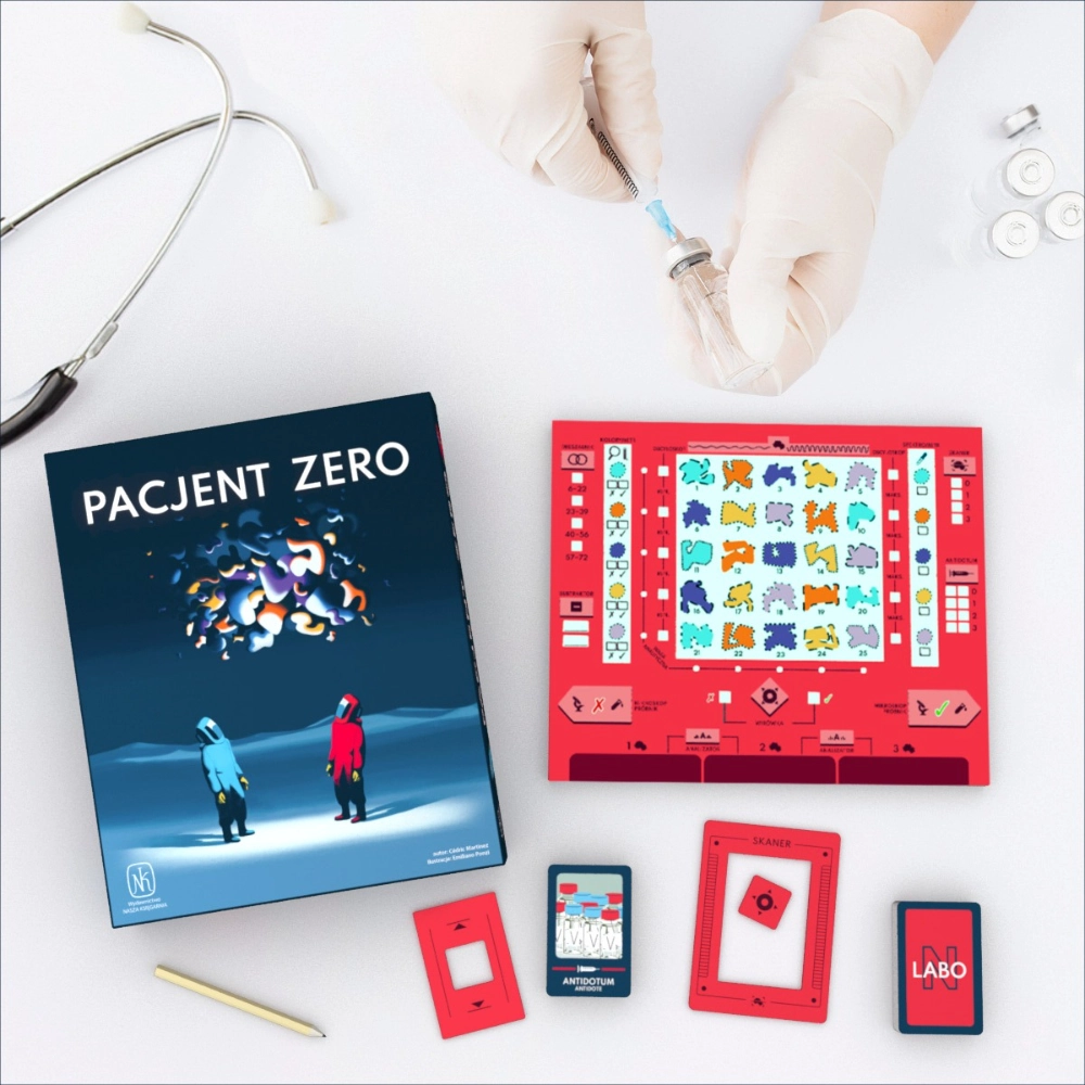 Gra planszowa Pacjent Zero Nasza Księgarnia