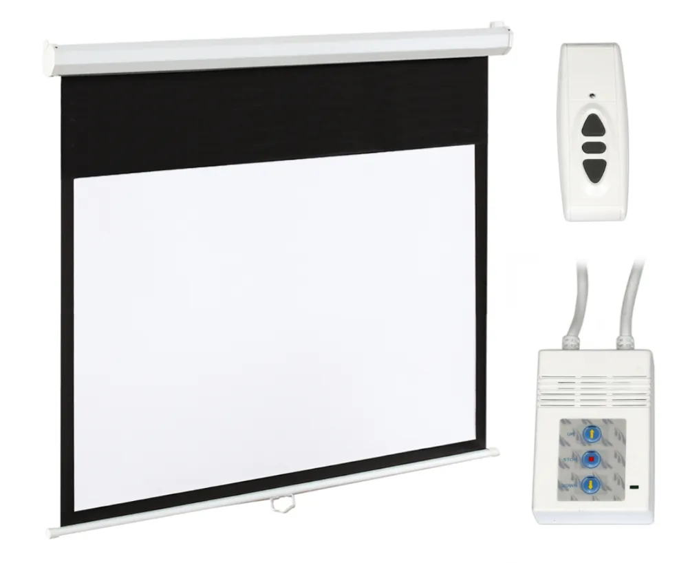 Elektryczny ekran projekcyjny ART PREM EM-150 16:9 150" 332x187cm z pilotem