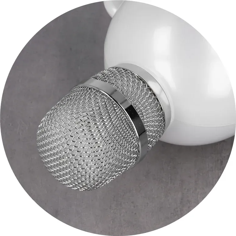 Mikrofon z głośnikiem bluetooth dla dzieci Forever Animal małpka - srebrny/biały - AMS-100
