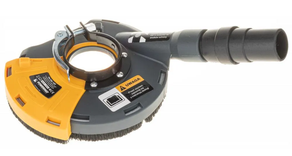 Osłona przeciwpyłowa odsysająca do szlifierki 125 mm Powermat PM-OSK-125T