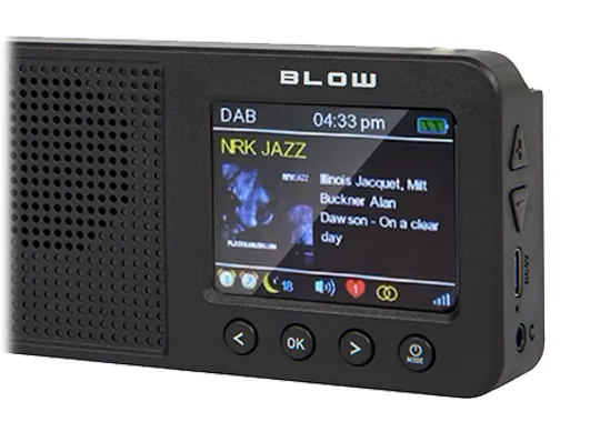 Bezprzewodowe radio kuchenne FM/DAB+ przenośne BLOW RK3 Bluetooth