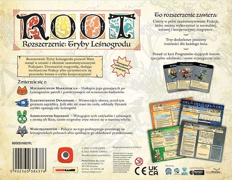 Gra ROOT: TRYBY LEŚNOGRODU - dodatek Portal