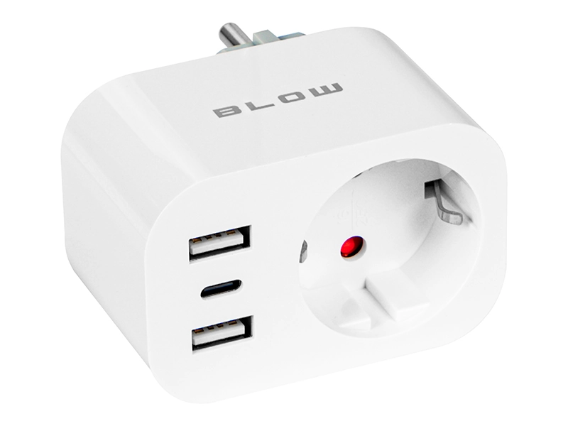 Inteligentne gniazdko sterowane WiFi TUYA USB + 2x USB-C