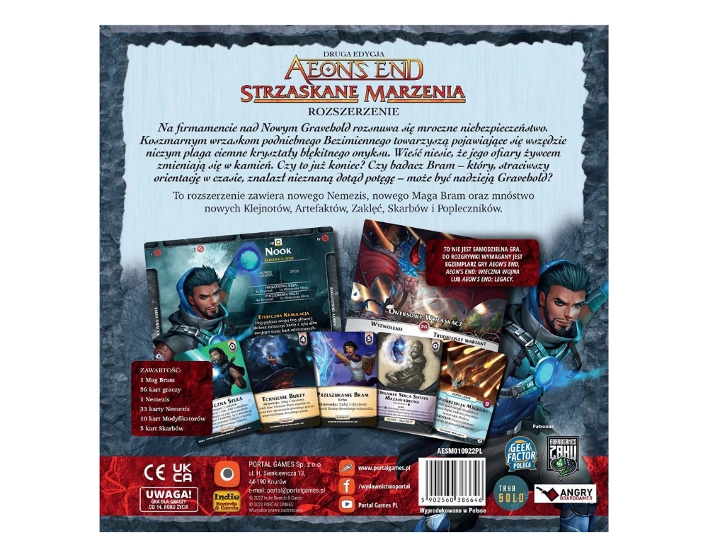 Gra karciana AEONs END: STRZASKANE MARZENIA - dodatek Portal